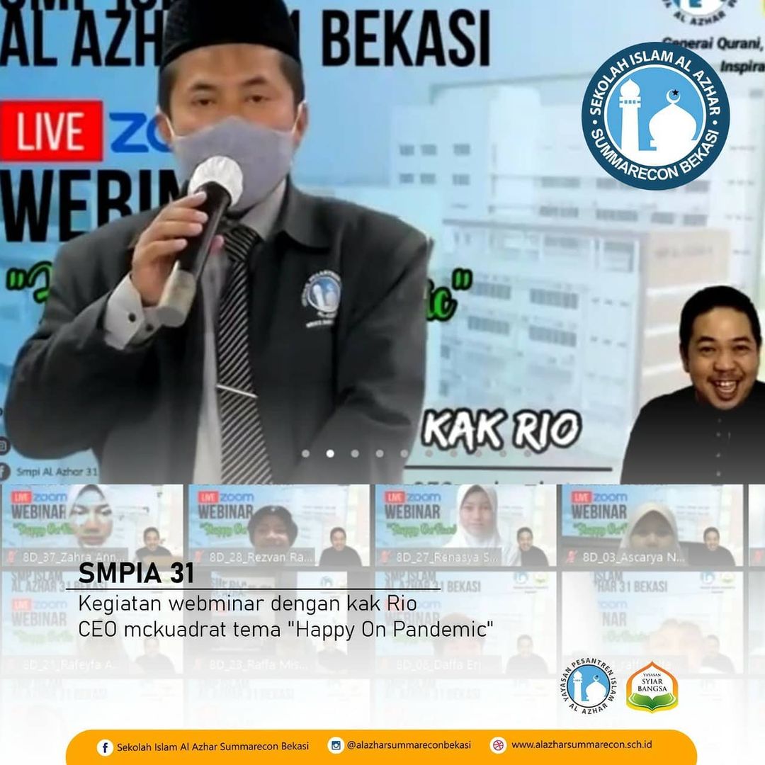 Kegiatan Webminar dengan tema 