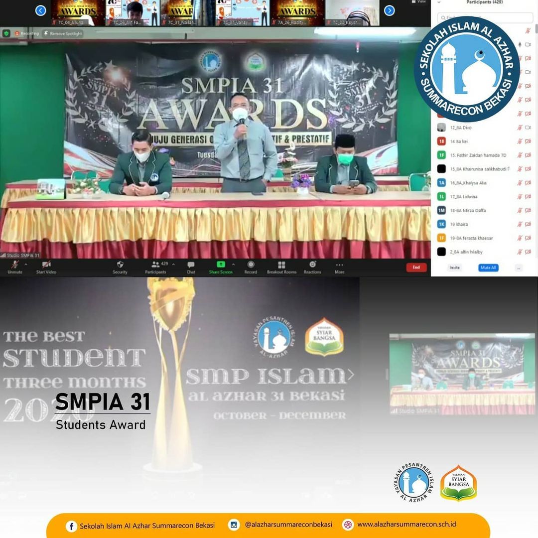 Student Award SMPIA 31 Summarecon Bekasi