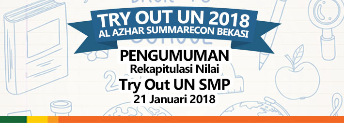 Hasil TRY OUT UN Tingkat SMP 21 Januari 2018