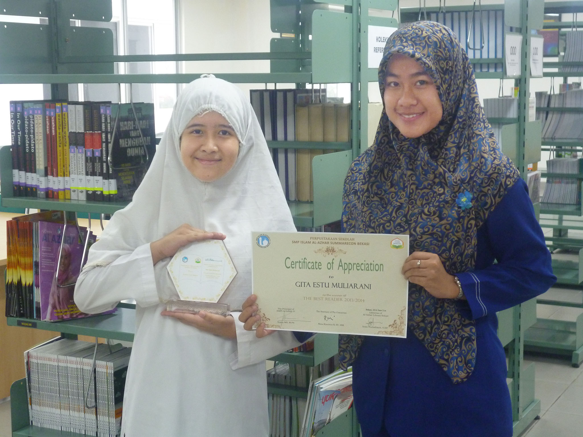 The Best Reader Perpustakaan SMPIA 31